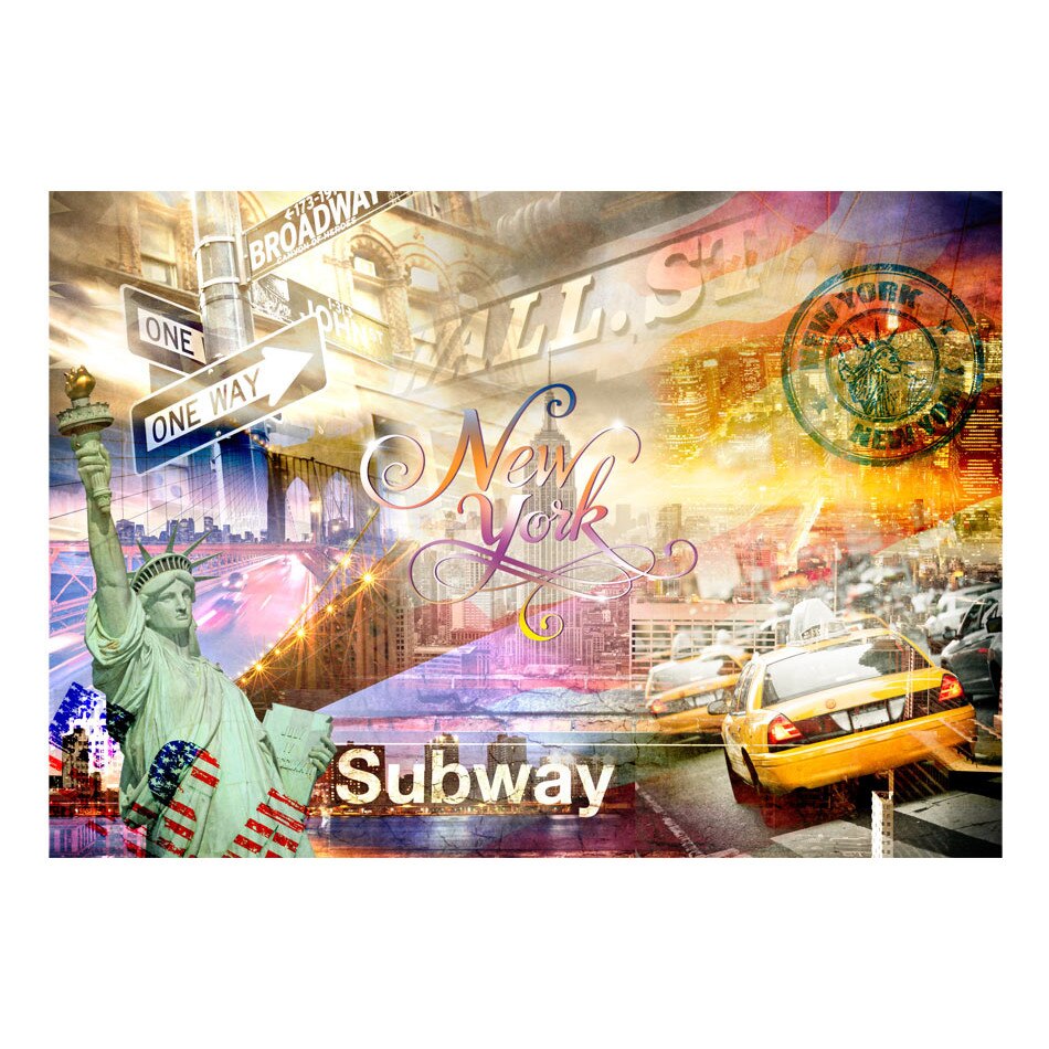 Fototapet vlies - Colorsof NYC - 250 x 175 cm