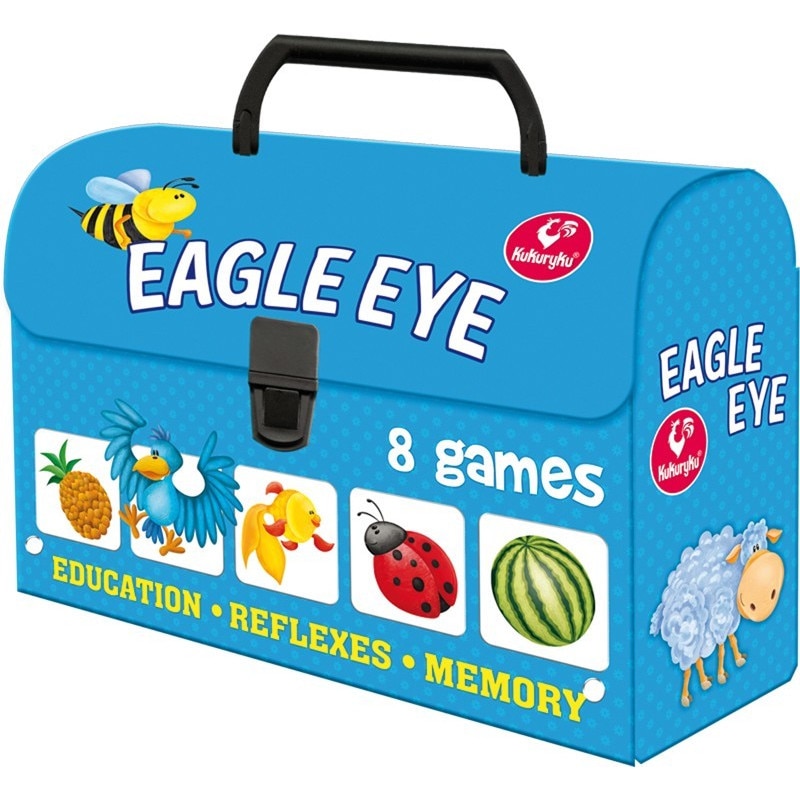 Joc educativ Adamigo, Eagle Eye, 8 jocuri