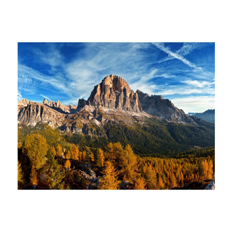 Fototapet - Vedere panoramica a Dolomitilor italieni - 250 x 193 cm