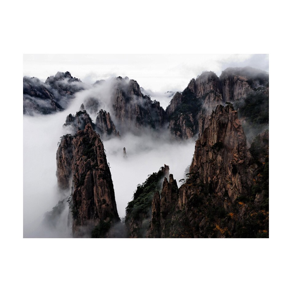 Fototapet vlies - Marea de nori in Muntele Huangshan China - 250 x 193 cm