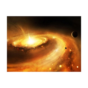 Fototapet vlies - Centrul Galactic al Calea Lactee - 400 x 309 cm Fototapet vlies - Centrul Galactic al Calea Lactee - 400 x 309 cm