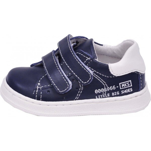 Pantofi baieti, Melania, albastru/alb, 20 EU