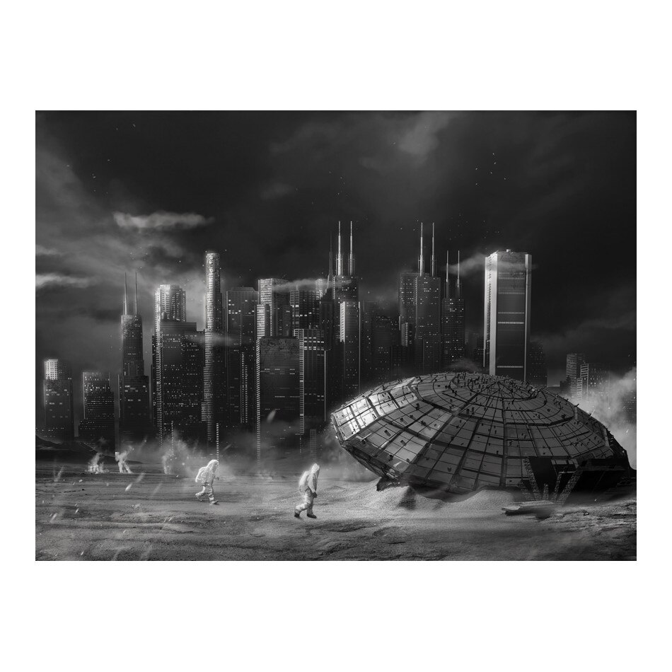 Fototapet vlies - Misiune indeplinita - 300 x 231 cm