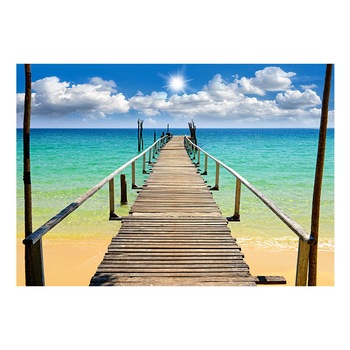 Fototapet vlies - Plaja soare pod - 300 x 210 cm Fototapet vlies - Plaja soare pod - 300 x 210 cm