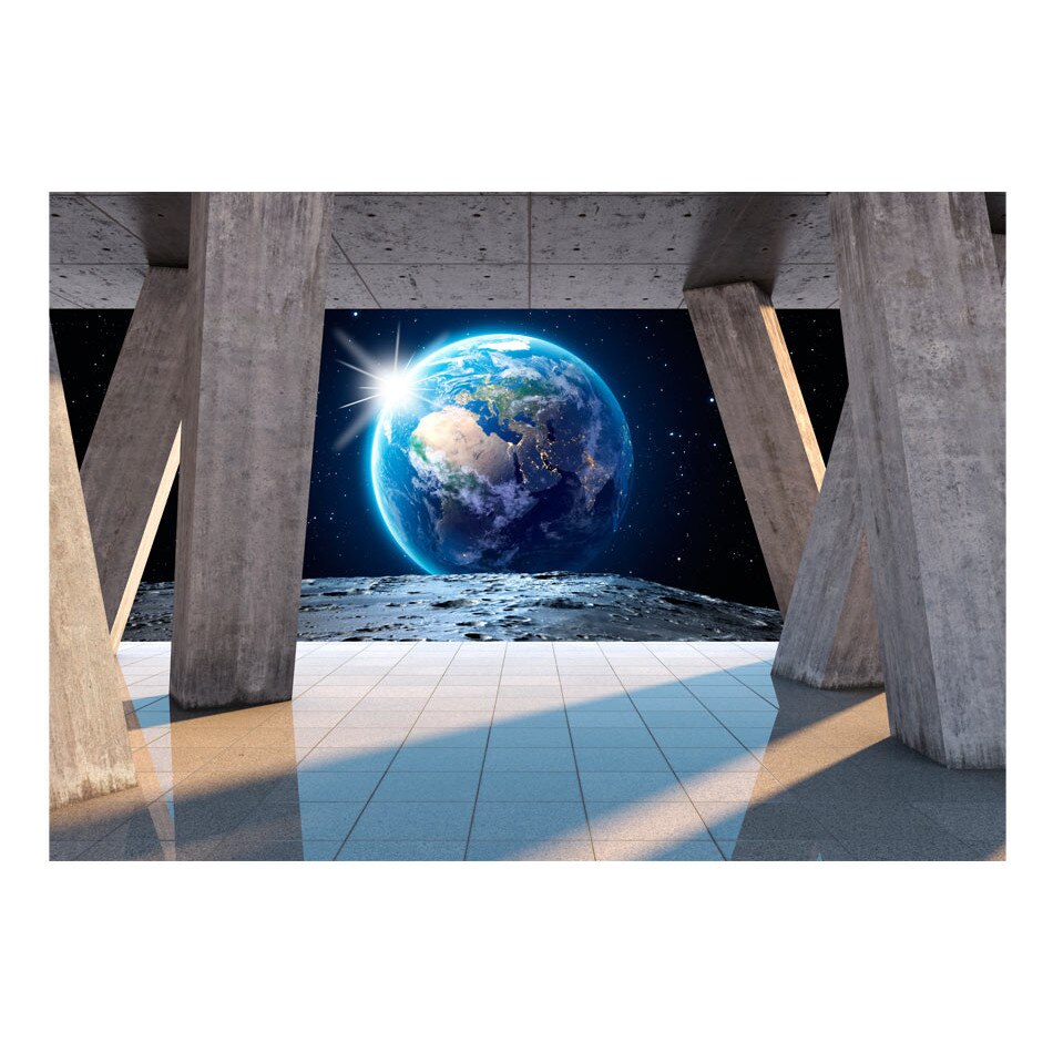 Fototapet vlies - Luna plimbare - 100 x 70 cm