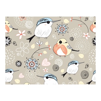 Fototapet vlies - Modelul natural cu pasarile - 350 x 270 cm Fototapet vlies - Modelul natural cu pasarile - 350 x 270 cm