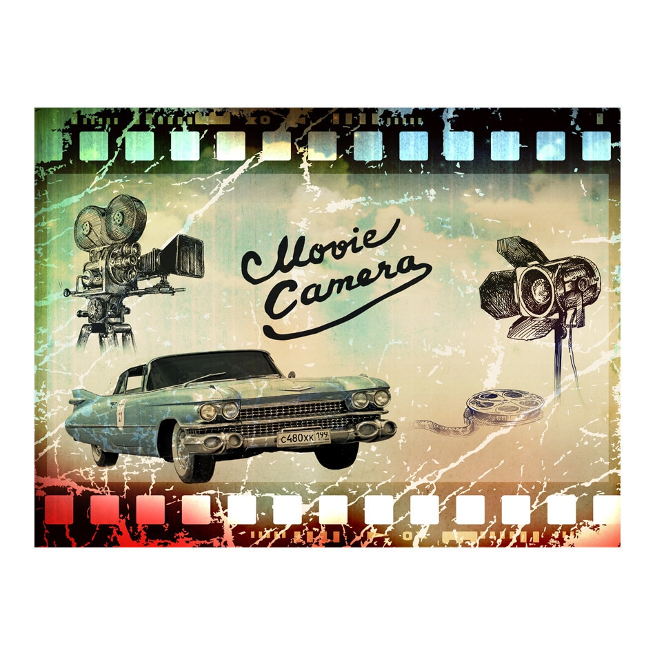 Fototapet vlies - Pe drumul spre Hollywood - 300 x 231 cm