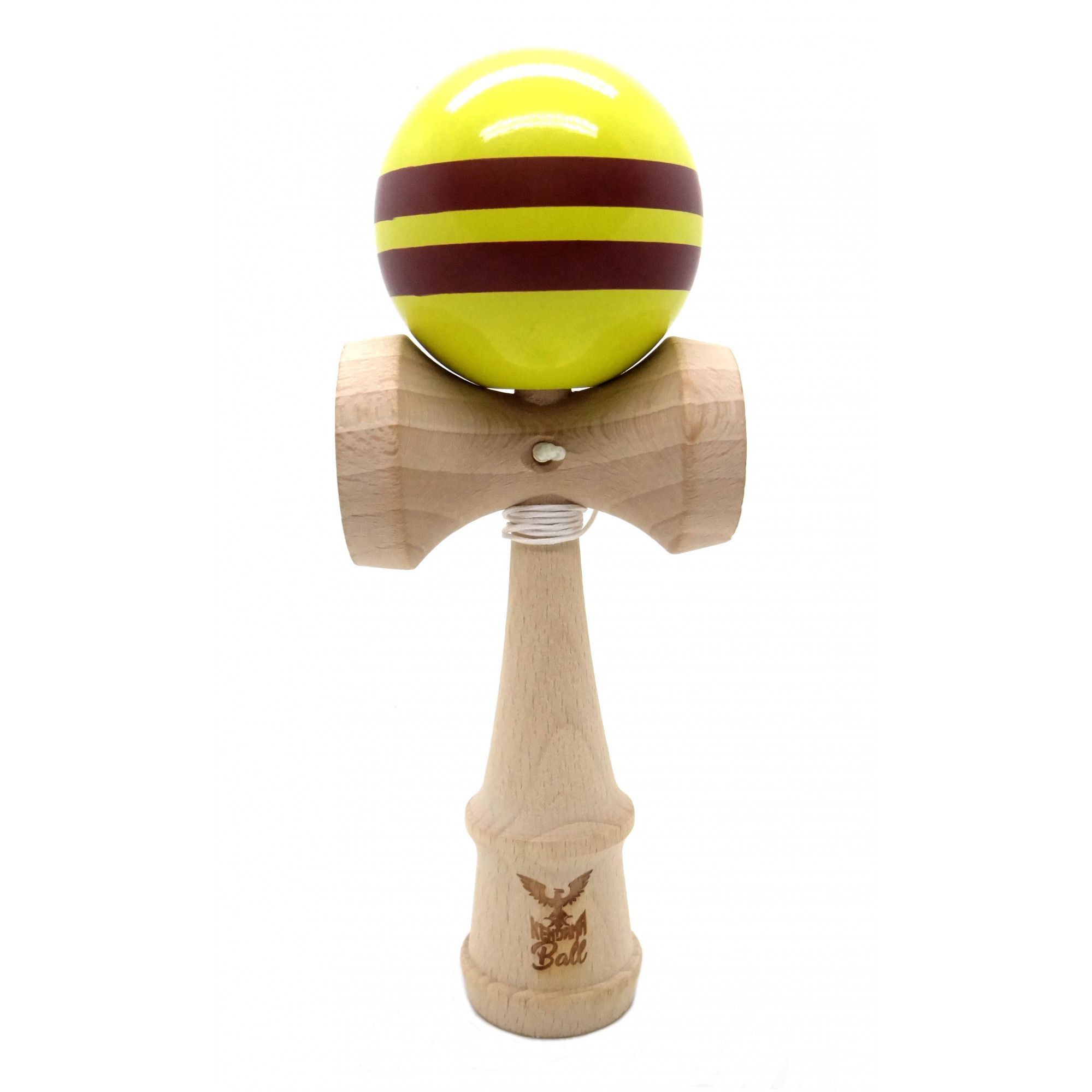 Kendama Ball Originala Stripe Maro/Galben