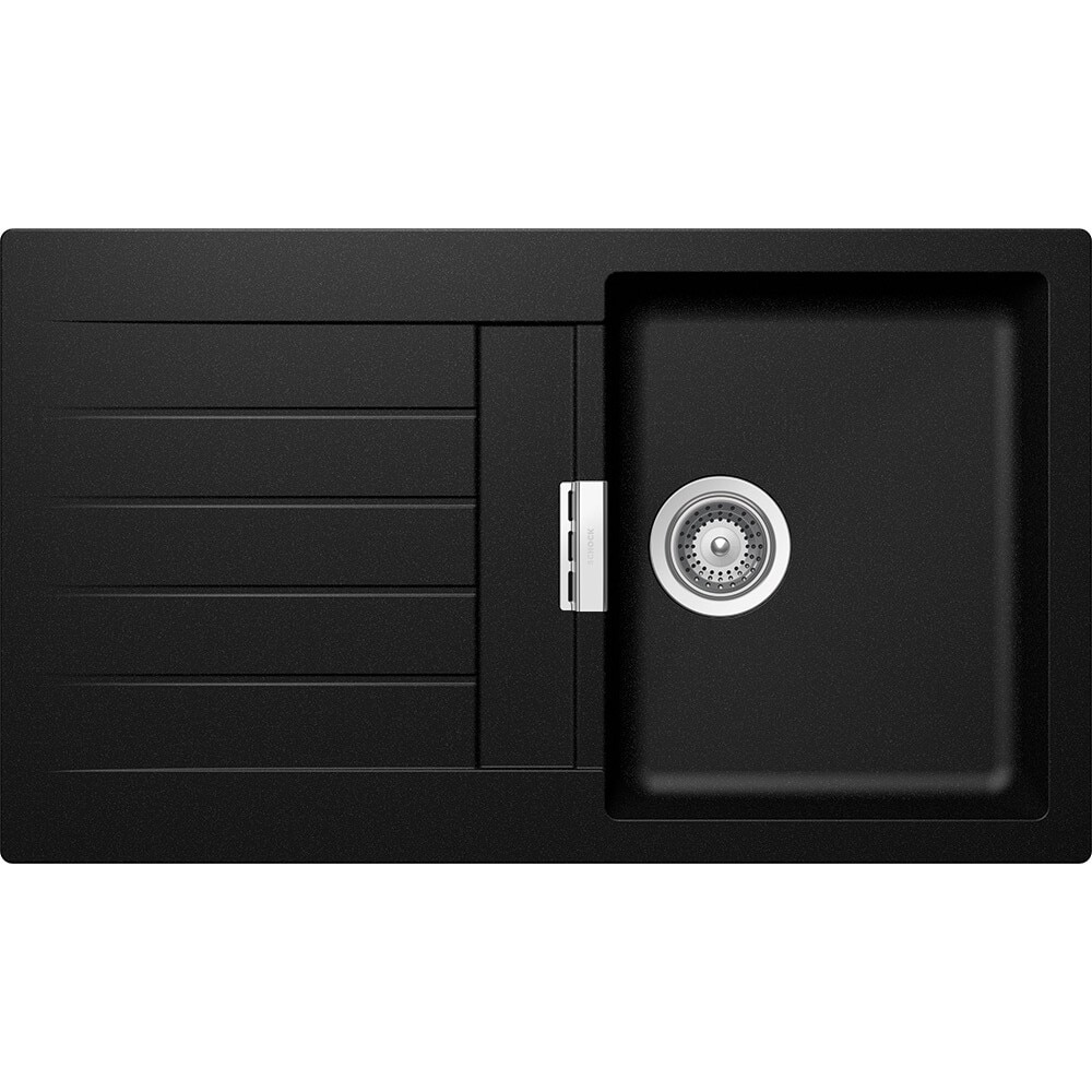 Chiuveta granit Schock Signus D-100 Magma, 860 x 500 mm, adancime cuva 195 mm, reversibila, montare pe blat