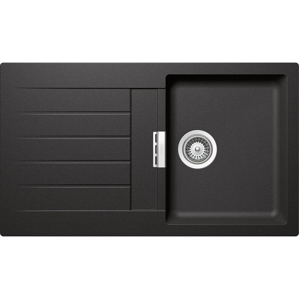 Chiuveta granit Schock Signus D-100 Stone, 860 x 500 mm, adancime cuva 195 mm, reversibila, montare pe blat