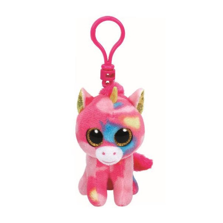 TY: BOOS ClipFANTASIA 8,5cm - unicorn multicolor