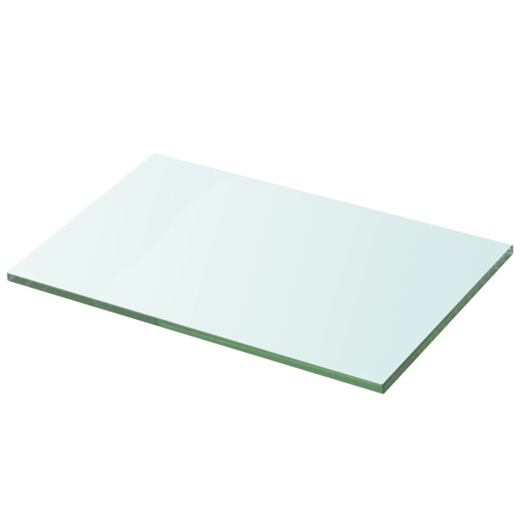 Raft suspendat din sticla, vidaXL, Transparent, 30 x 20 cm