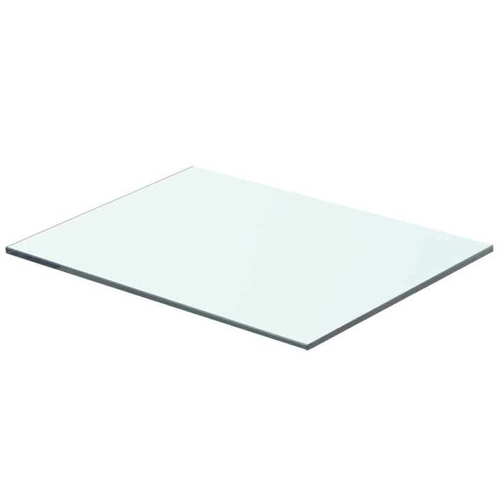 vidaXL 40x25 cm átlátszó panel üvegpolc