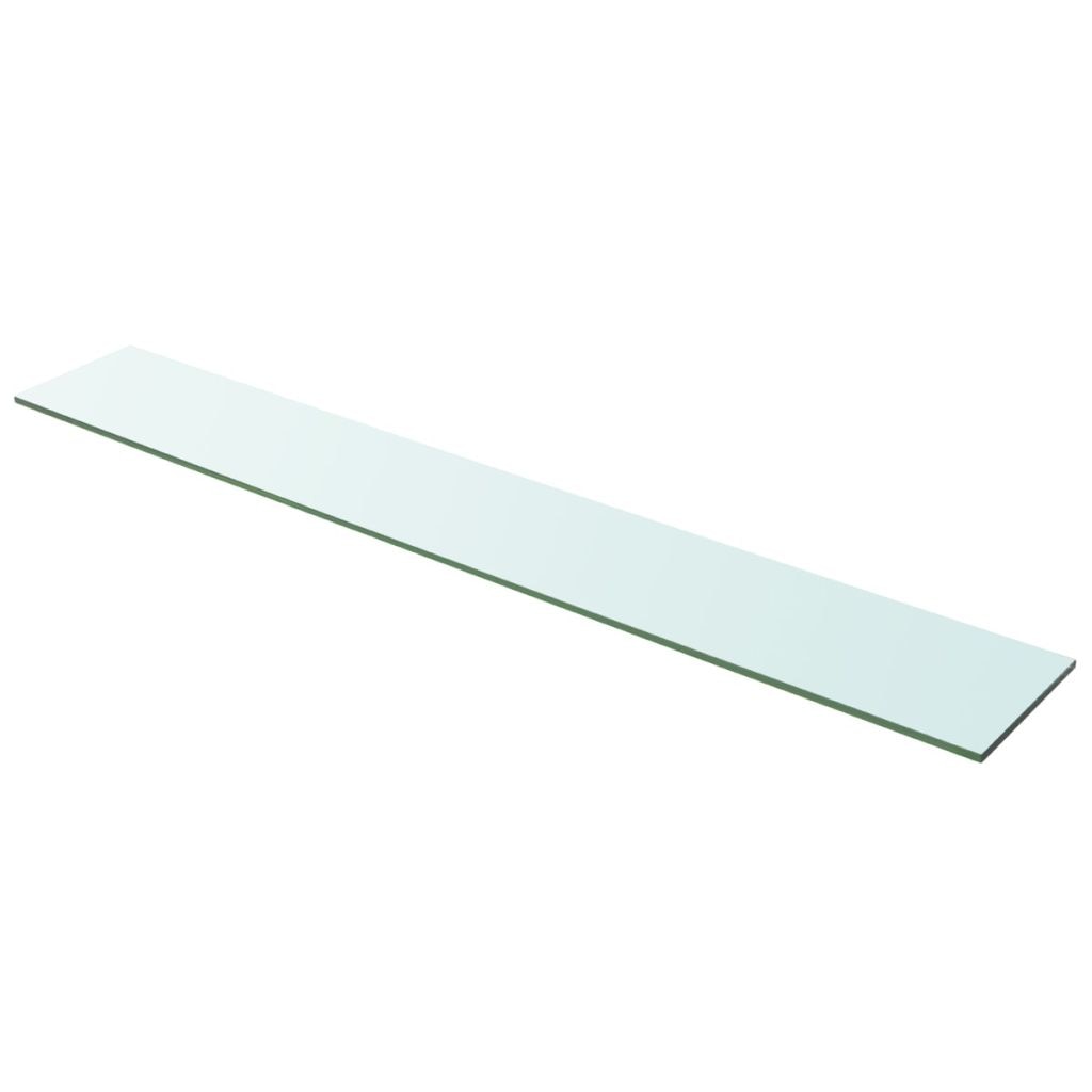 Raft suspendat din sticla transparenta, vidaXL, 100 x 15 cm