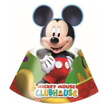 Coifuri party ''Mickey Clubhouse'', 6 buc/ Sset Coifuri party ''Mickey Clubhouse'', 6 buc/ Sset