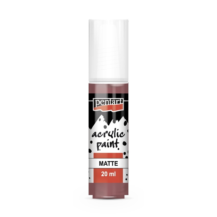 Vopsea acrilica mata pe baza de apa Pentart - punch, 20 ml