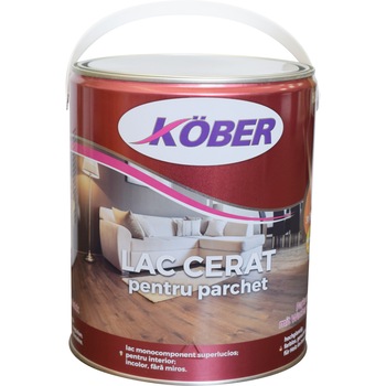 Lac Kober pentru parchet cerat 4 L Lac Kober pentru parchet cerat 4 L