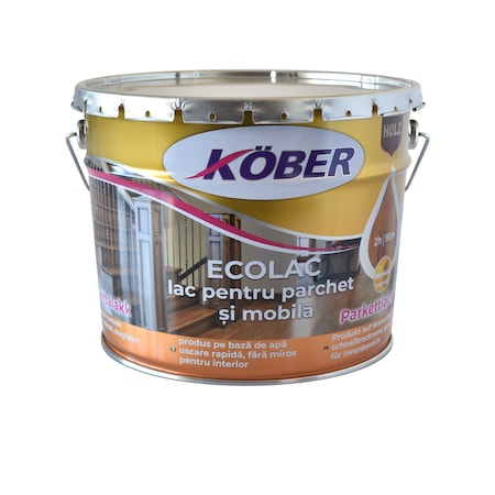 Lac KOBER Ecolac pentru parchet 10 L