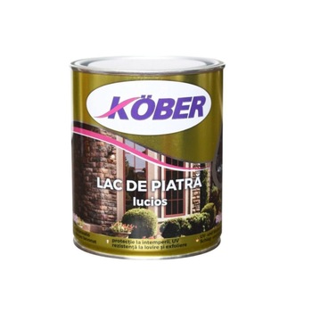 Lac pentru piatra, 0.75 L, maro, interior / exterior, Kober Lac pentru piatra, 0.75 L, maro, interior / exterior, Kober