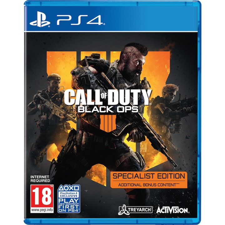 Ingyenes Call Of Duty Black Ops 4 SPECIALIST játék PlayStation 4-re
