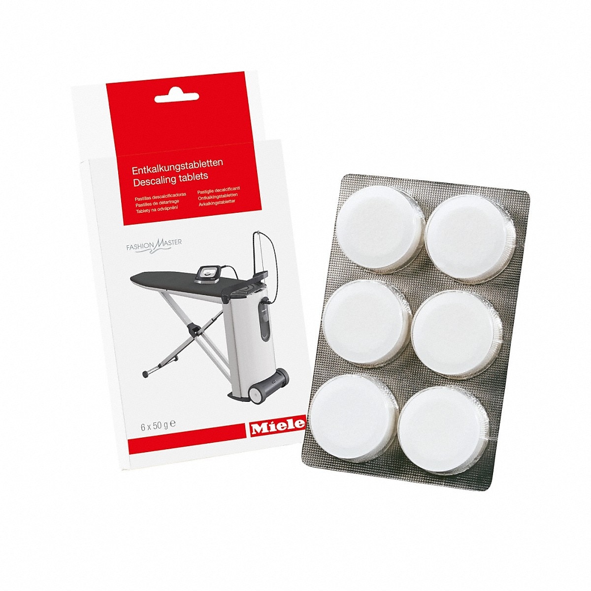 Tablete decalcifiere Miele, pentru Fashion Master, 6 tablete