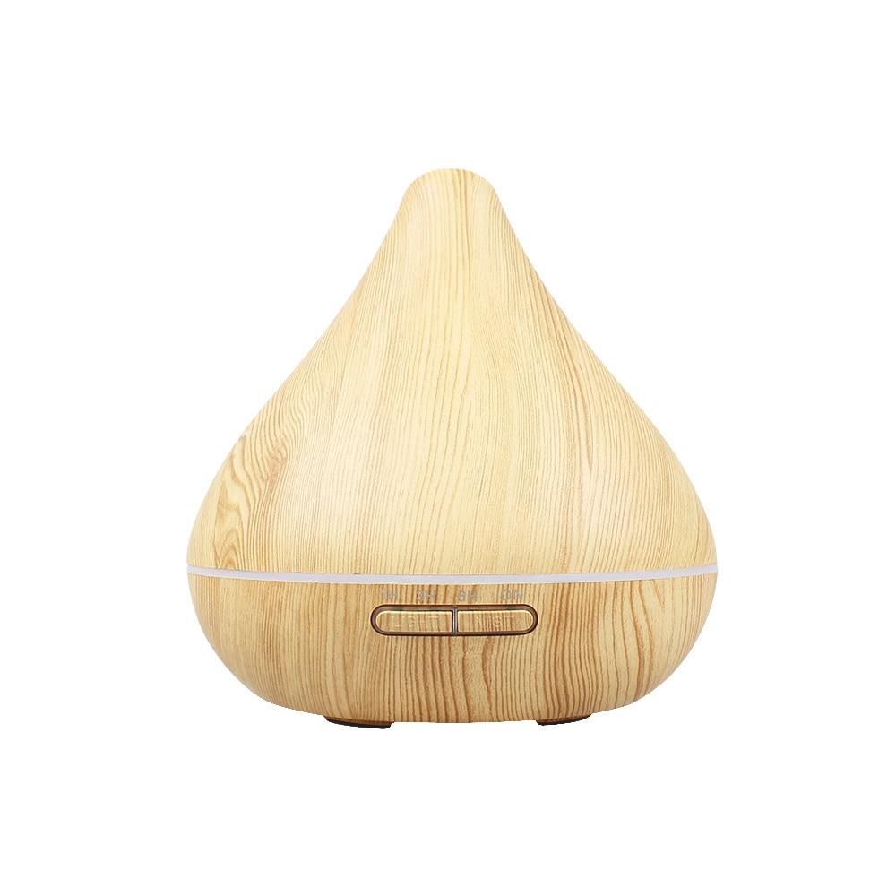 Difuzor aromaterapie, Zenix™, GX-13K, 300ml, 16 ore, ultrasonic - stejar deschis complet