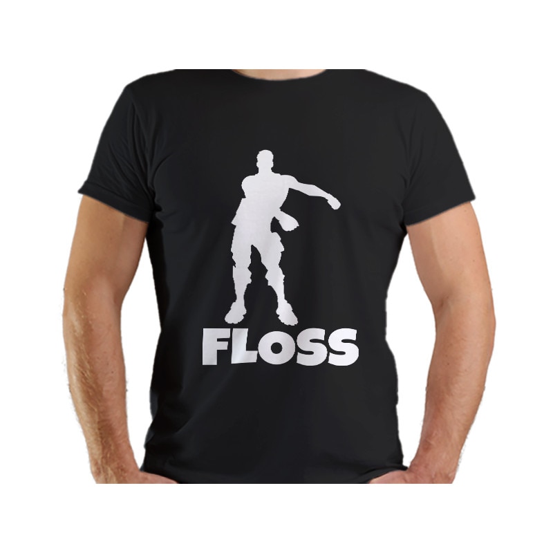 Tricou Fortnite FLOSS, Marime L, negru