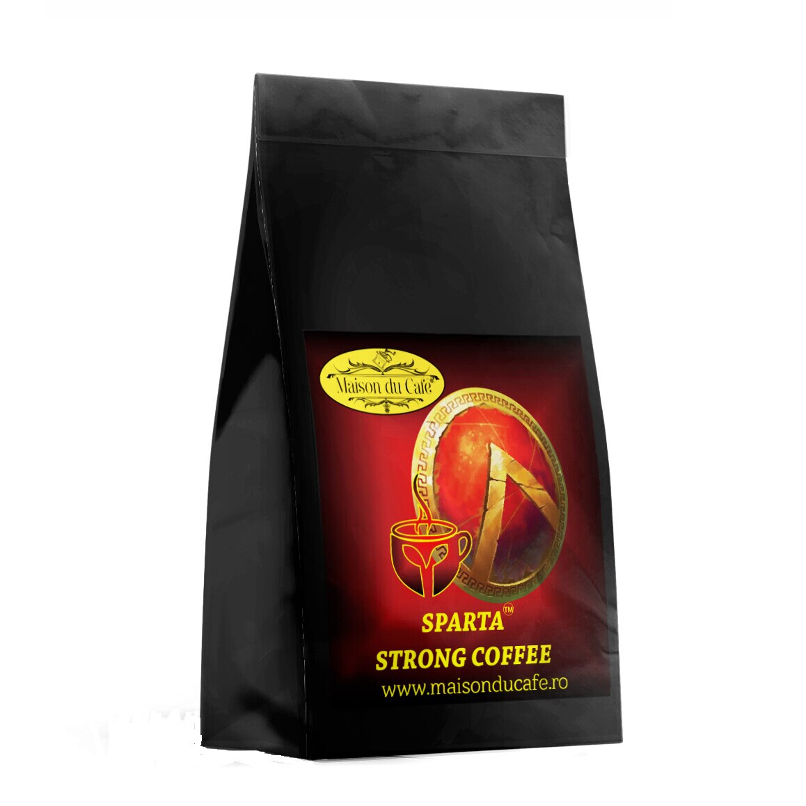 Cafea boabe Sparta Strong Coffee Blend Maison du Cafe, proaspat prajita 250 g