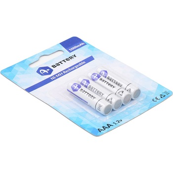 Acumulatori A+, 1000mAh, AAA, 4 buc Acumulatori A+, 1000mAh, AAA, 4 buc