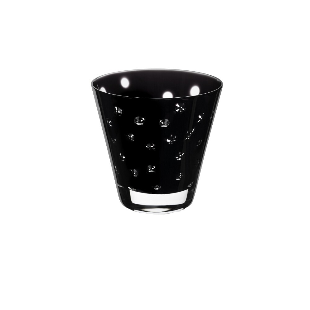 Pahar cristal negru Notte di Stelle