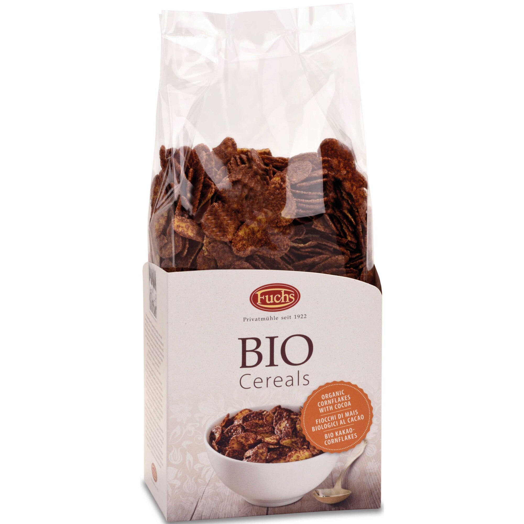 Cornflakes cu cacao 300g Fuchs Bio