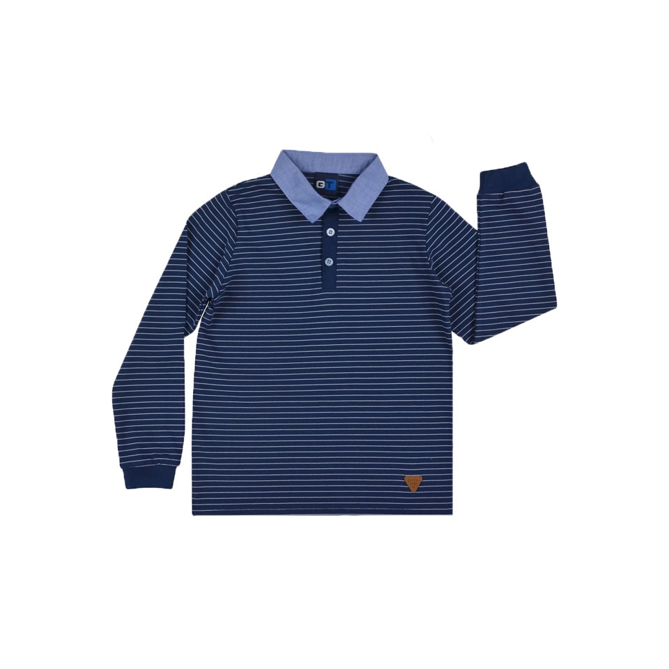 Bluza maneca lunga baietei GT GT-6314-1, Bleumarin, 92