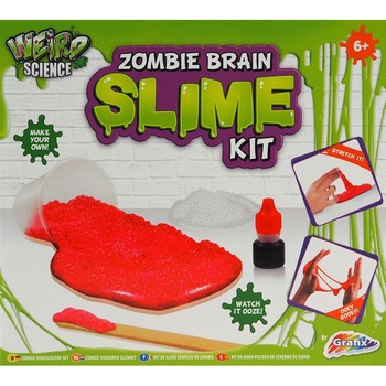 Kit de creatie Slime Grafix Zombie Brain cu spuma 1 borcan Kit de creatie Slime Grafix Zombie Brain cu spuma 1 borcan