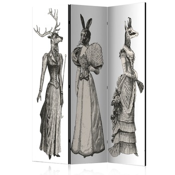 Paravan din 3 parti - Chic Zoo - 135x172cm Paravan din 3 parti - Chic Zoo - 135x172cm