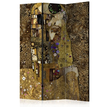 Paravan din 3 parti - Golden Kiss - 135x172cm Paravan din 3 parti - Golden Kiss - 135x172cm
