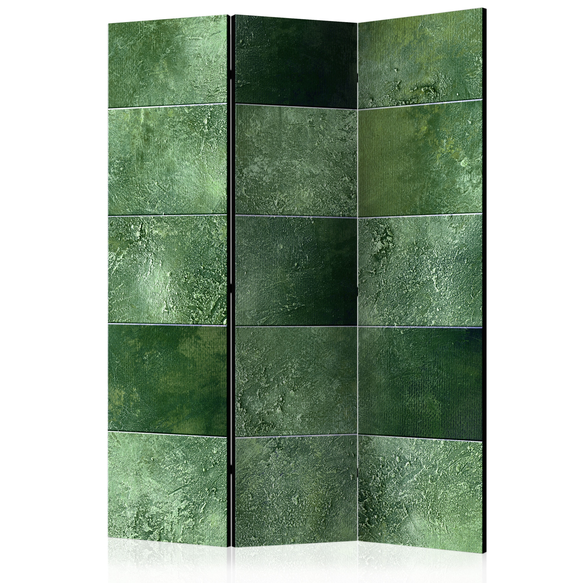 Paravan din 3 parti - Green Puzzle - 135x172cm