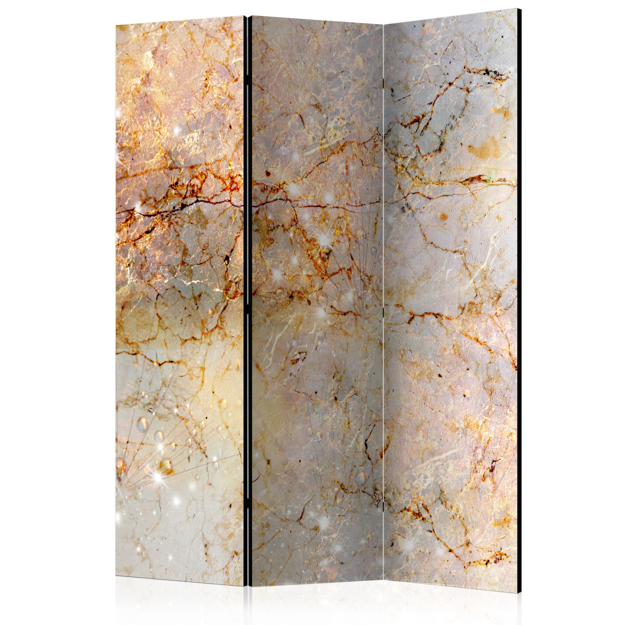 Paravan din 3 parti - Enchanted in Marble - 135x172cm