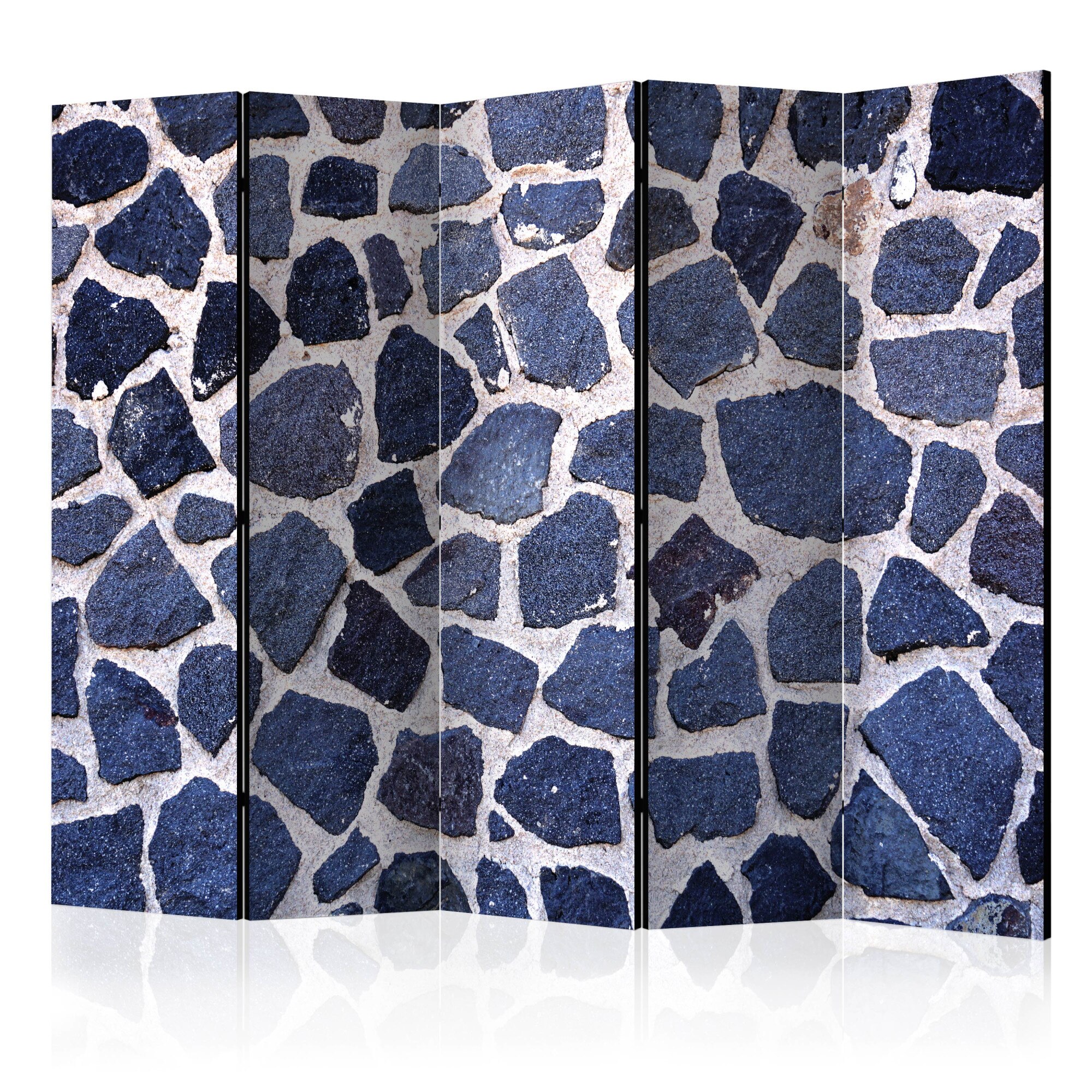 Paravan din 5 parti - Blue Summer II - 225x172cm