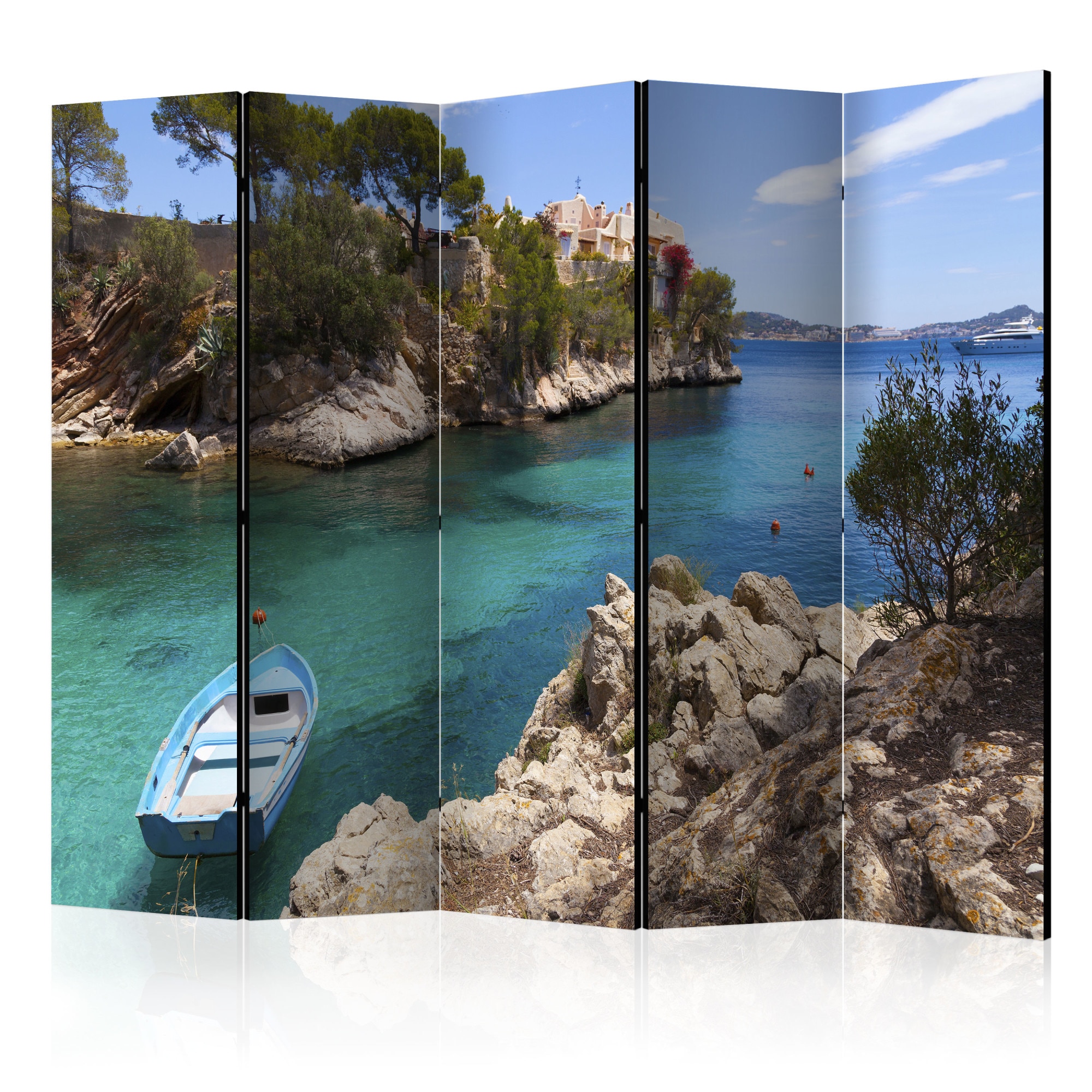 Paravan din 5 parti - Holiday Seclusion II - 225x172cm
