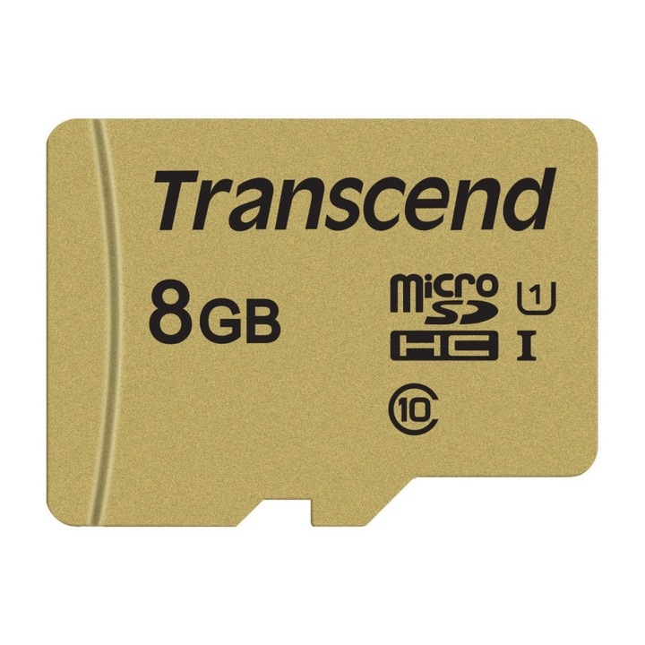 Карта памет Transcend 8GB microSD UHS-I U3 + адаптер