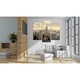 Tablou canvas 3 piese - New York la amurg - 120x100 cm
