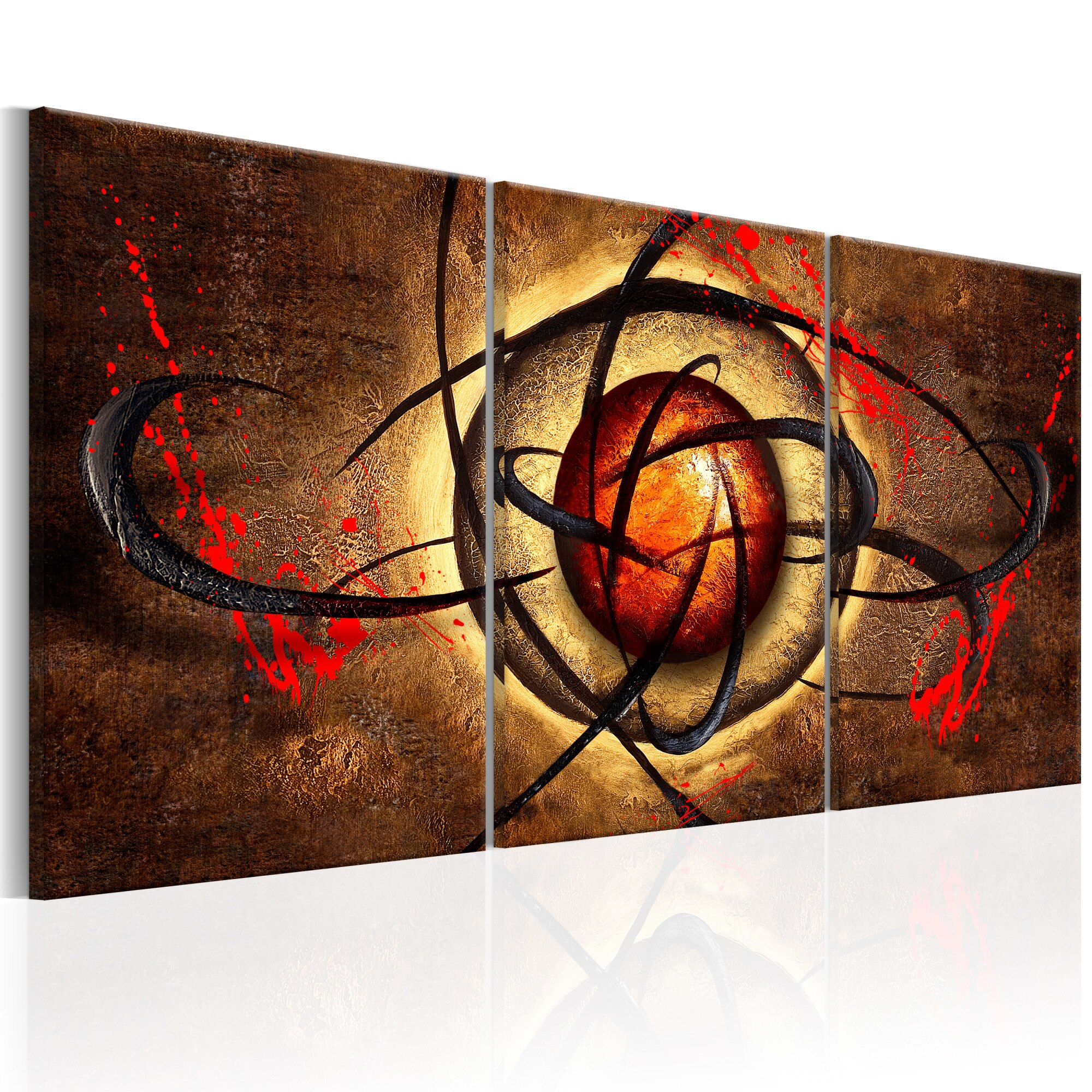 Tablou canvas 3 piese - Secret Eye I - 120x60 cm