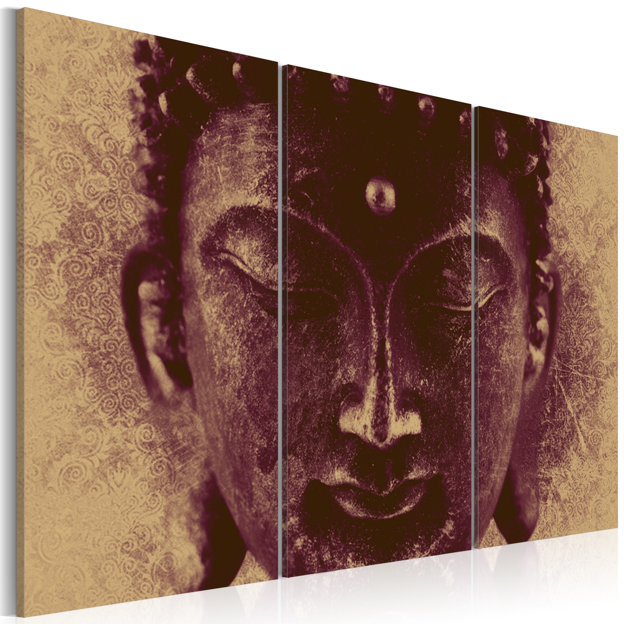 Tablou canvas 3 piese - Fata Buddha - 60x40 cm