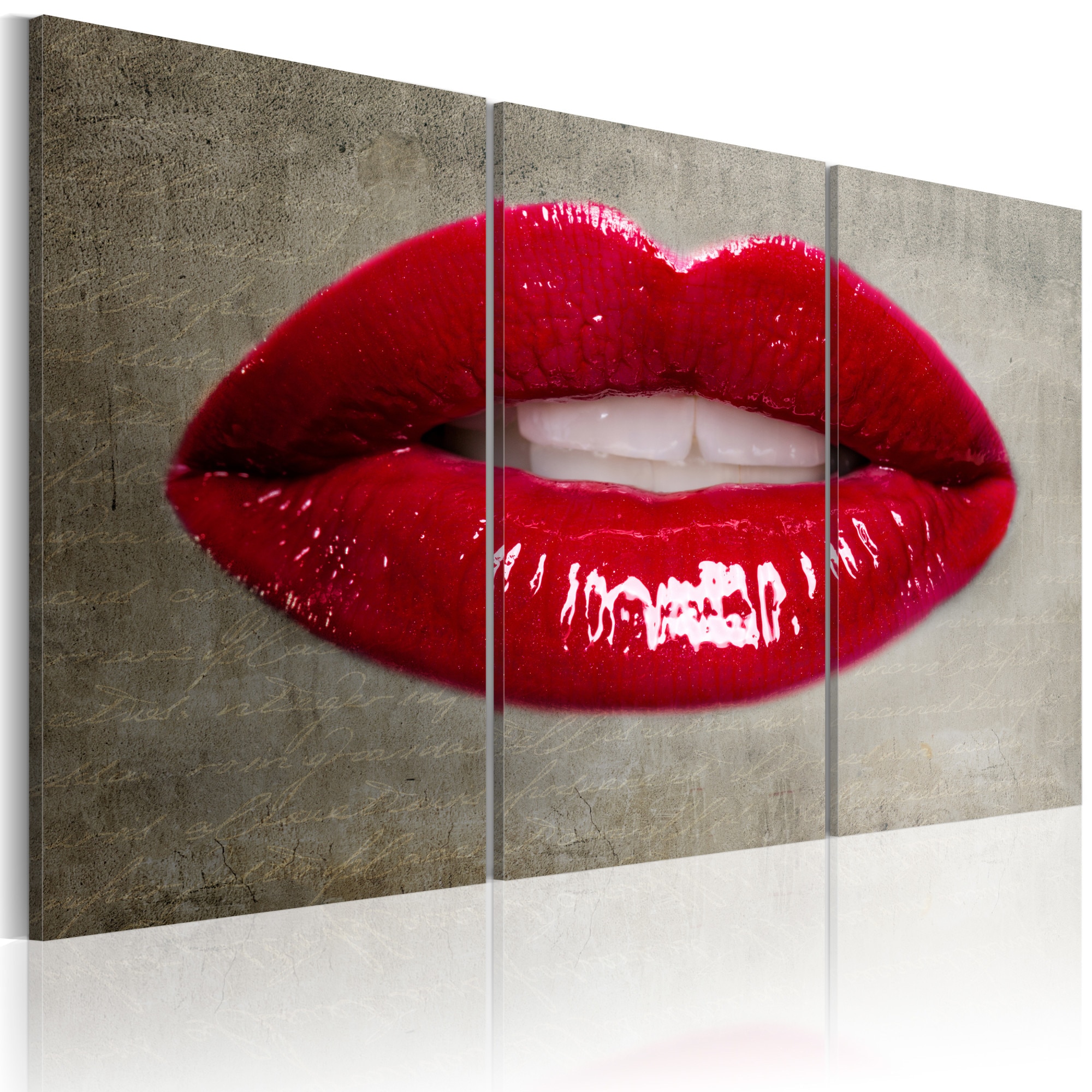 Tablou canvas 3 piese - Femeile de buze - 120x80 cm