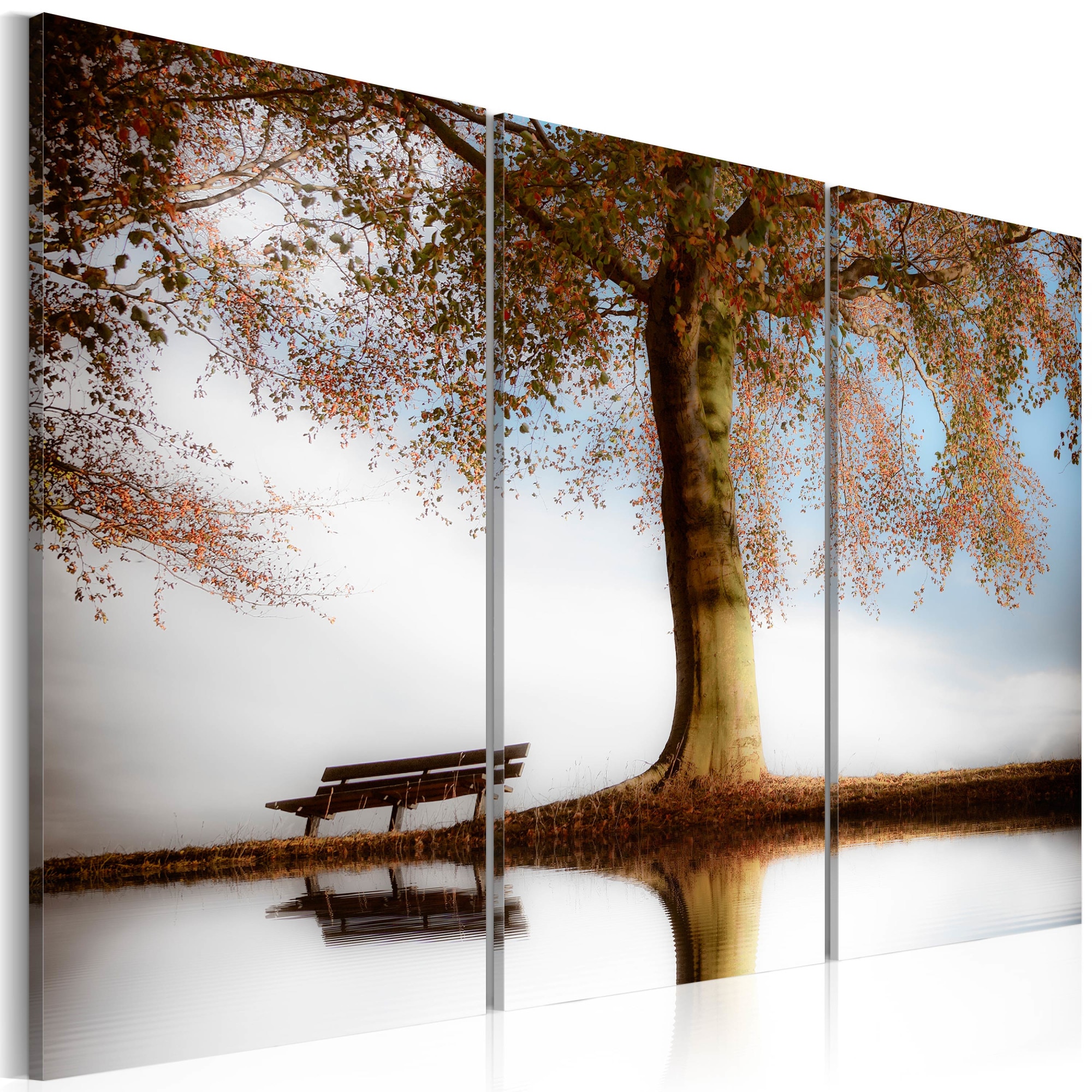 Tablou canvas 3 piese - Peisaj poetic - 120x80 cm