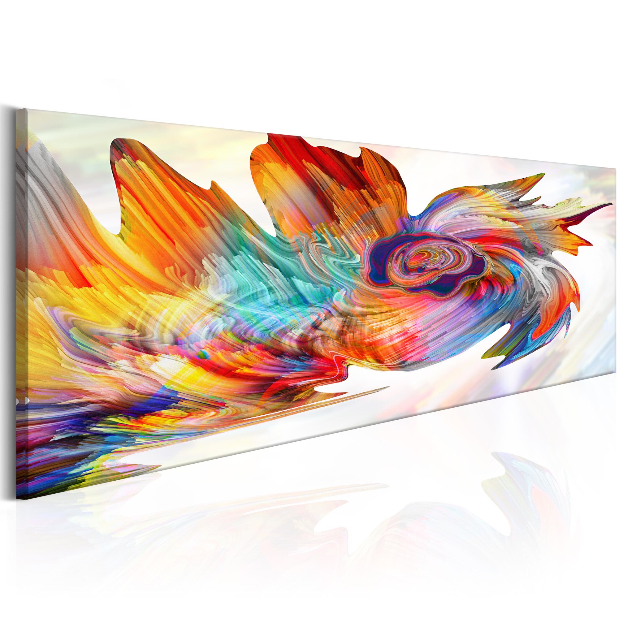 Tablou canvas - Ciclon colorat - 150x50 cm