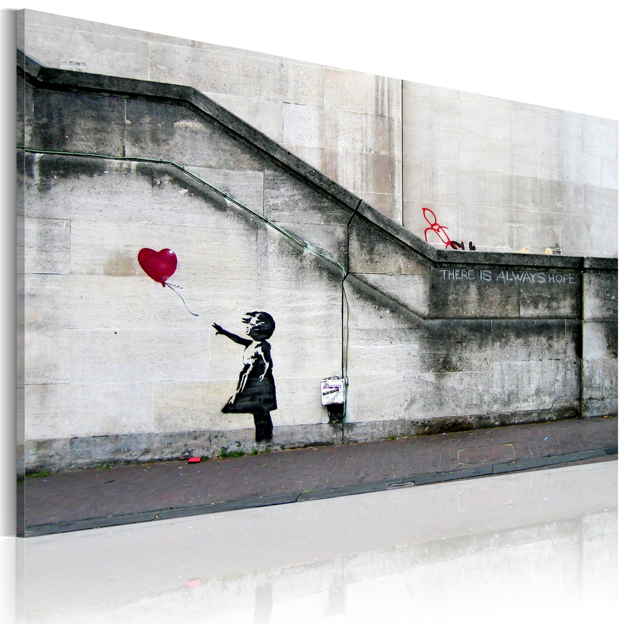 Tablou canvas - Exista Intotdeauna speranta (Banksy) - 60x40 cm