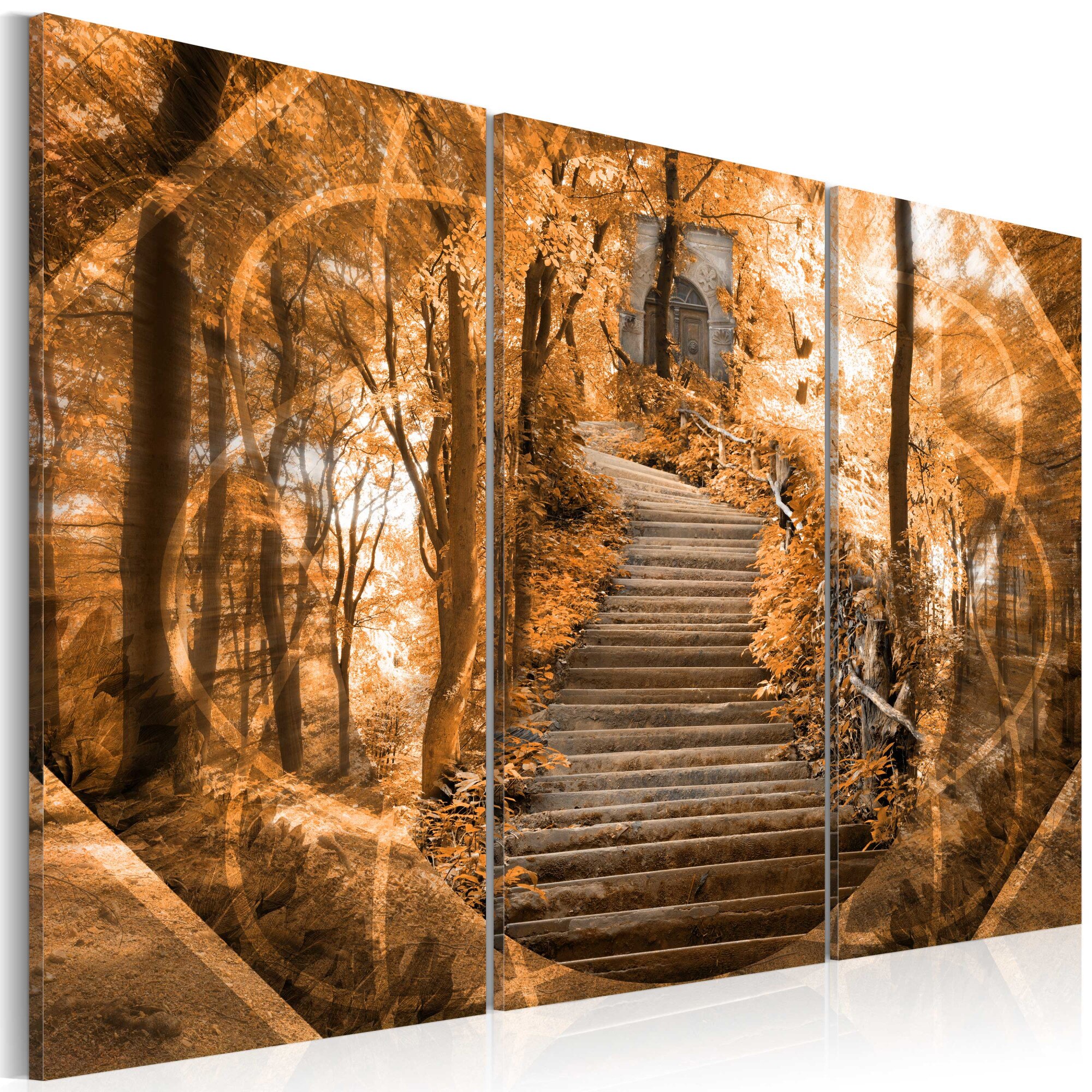 Tablou canvas 3 piese - Drumul catre Rai - 60x40 cm