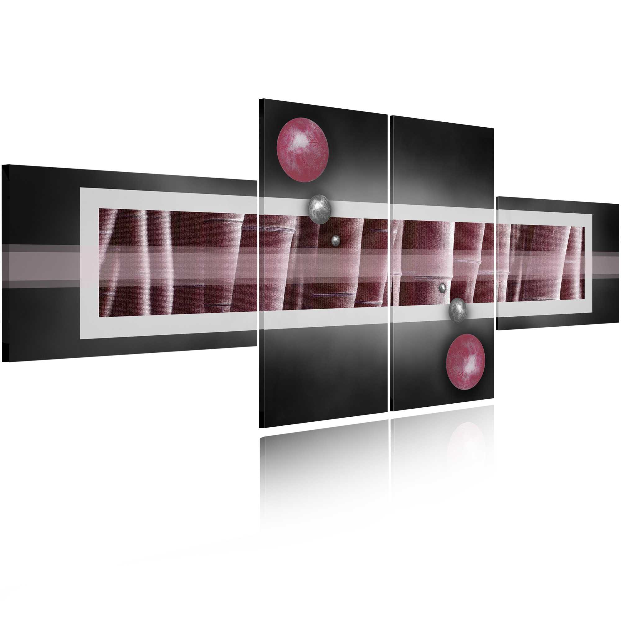 Tablou canvas 4 piese - Planeta Indepartata - 200x80 cm