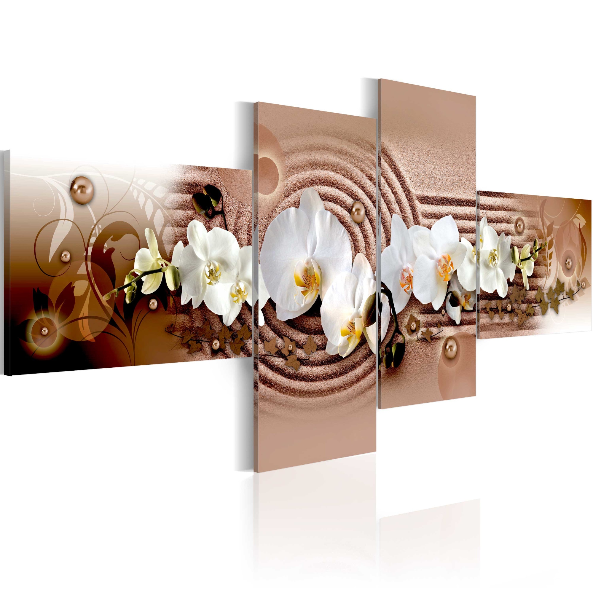 Tablou canvas 4 piese - Pasiune - 100x45 cm